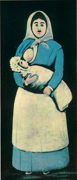 Niko Pirosmanashvili A Nurse with a Baby Germany oil painting art